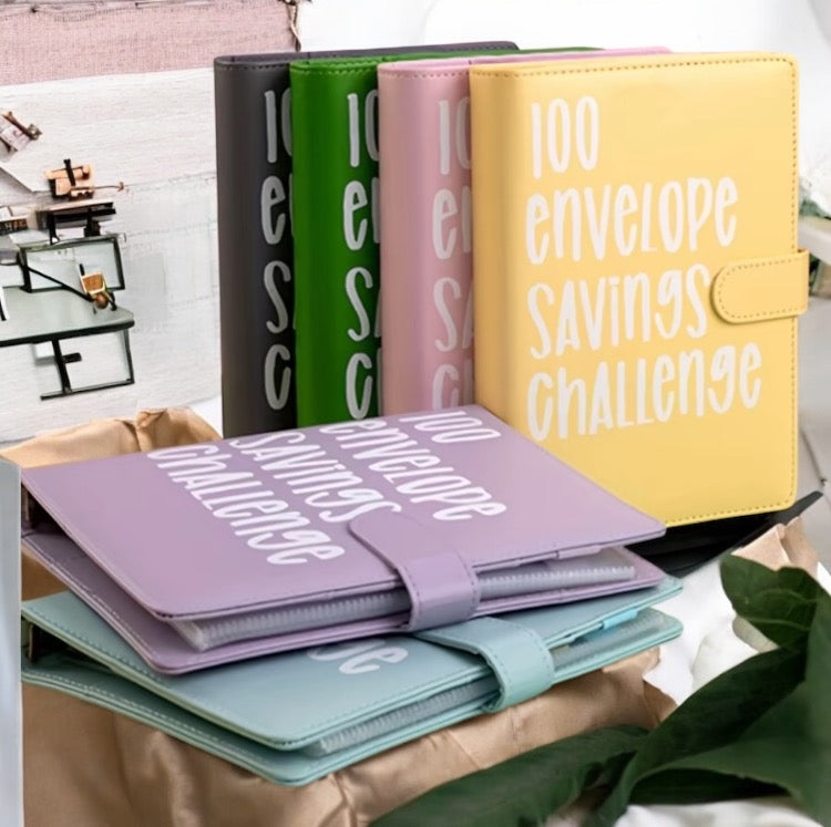 [CLOUDSEA] 100 Envelope Savings Challange Binder/book (Saves Min $5,050)